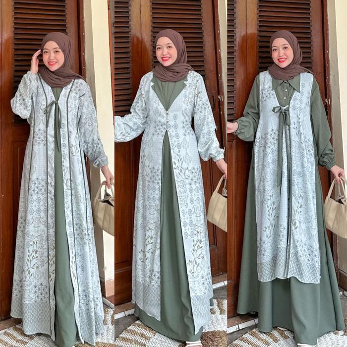 Joley Cloth- Seragaman Motif 78 Alia, Humaira Outer,Safiya Dress Outfit Kondangan Elegant Gamis