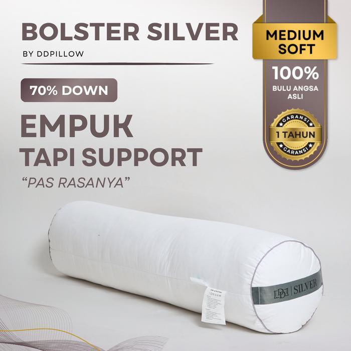 DDPillow / Guling Hotel Bintang 5 Bulu Angsa Asli, Type Silver Bantal 100% Bulu Angsa Asli