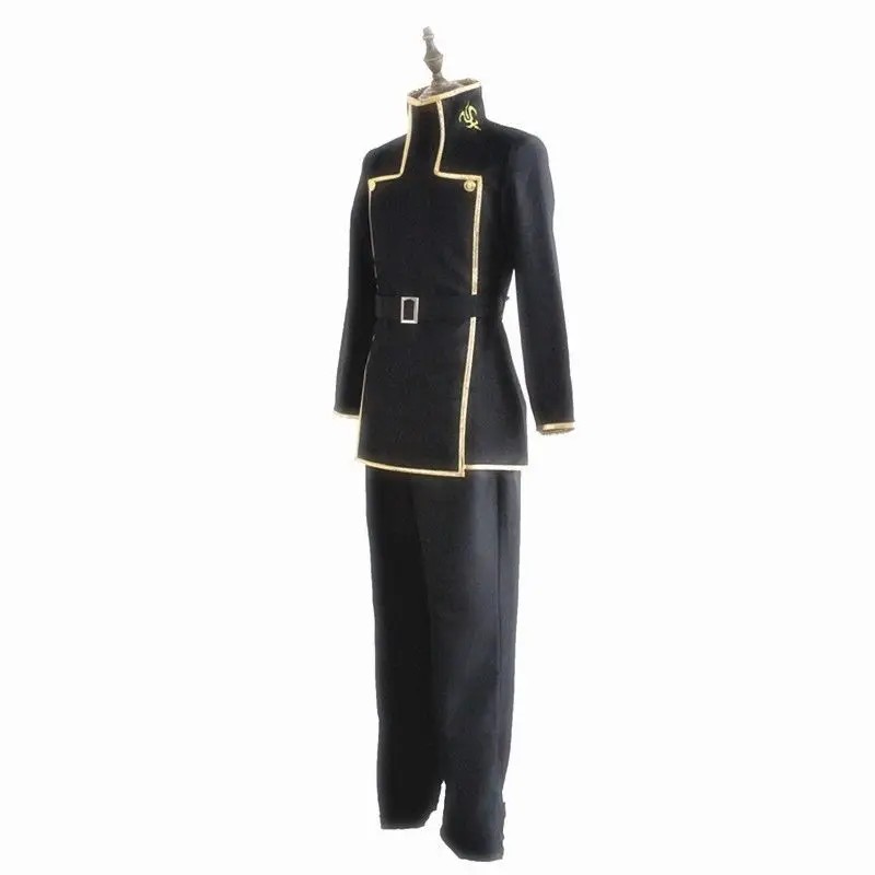 Code Lelouch Cosplay Costume Geass vi Britannia Oufit Clothes Black Prince Uniforms Halloween