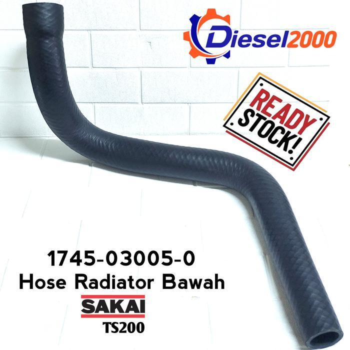 Selang Hose Radiator Bawah Sakai Ts200 Ts 200 Tr200 Pn. 1745-03005-0