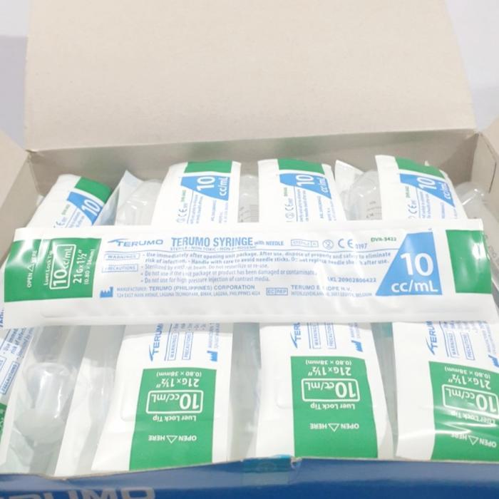 Suntikan 10 ml Terumo/Spuit 10cc Terumo/Syringe 10cc Terumo