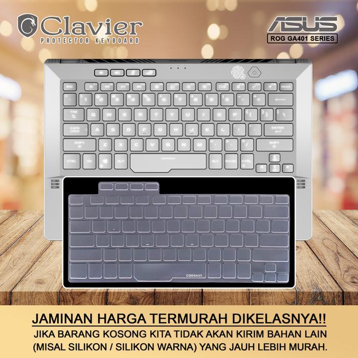 BERKUALITAS Keyboard Protector Cover Asus ROG GA401 GA401Q GA401QC GA401QM Cooskin