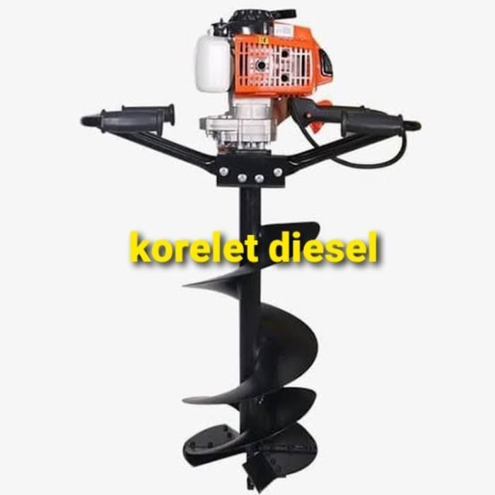 Mesin Bor tanah Biopori earth auger FIRMAN FPD62FI Mata bor 300mm 12"