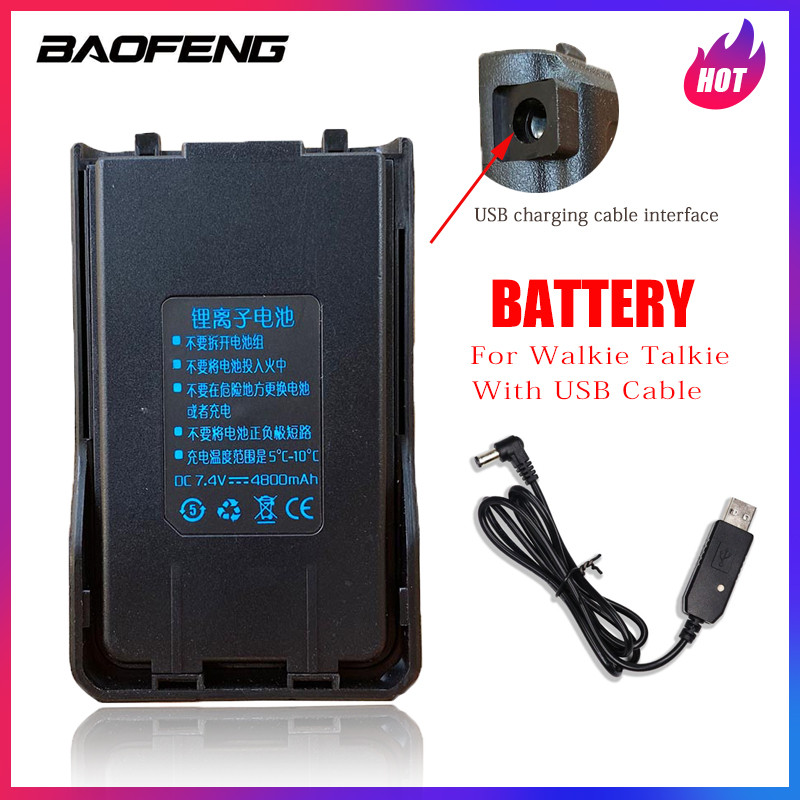 BAOFENG Walkie Talkie Original Battery Compatible with UV-S9/UV-5R Pro/BF-UVB3 Plus/UV-S9 Plus/UV-5R