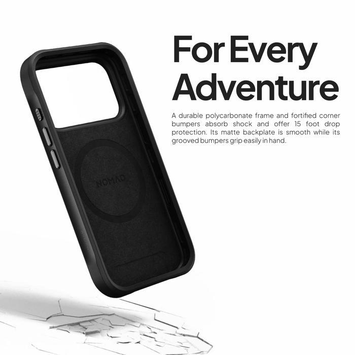 NOMAD Rugged Leather MagSafe Case for iPhone 13 14 15 16 17 Pro Max Mini Hybrid Premium Casing