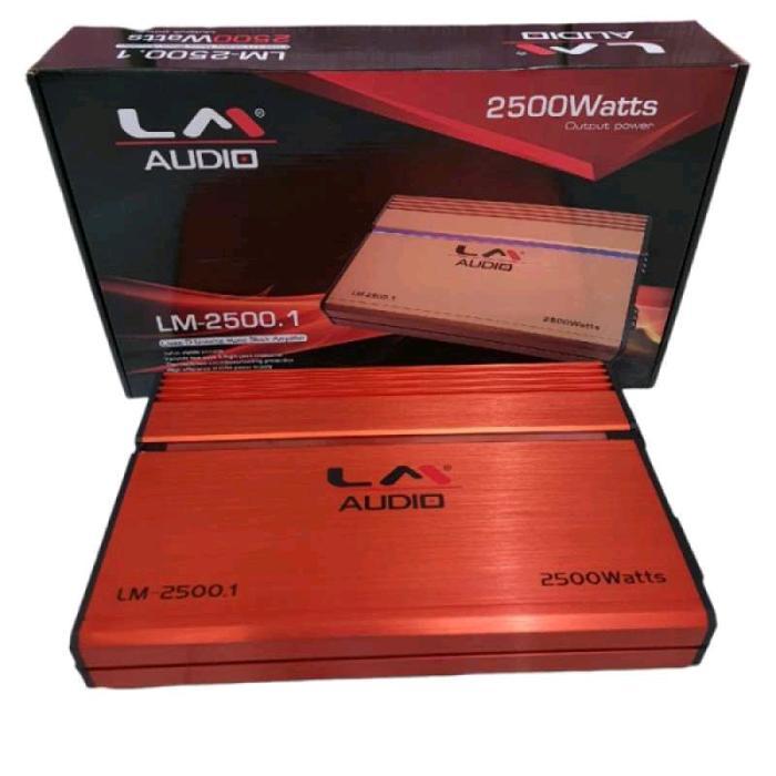 Power Monoblock LM AUDIO LM-2500.1 Amplifier Class D 1 Channel Monoblok Mono Mobil LM2500.1 LM
