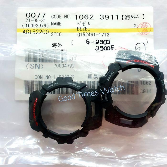 BEZEL G-SHOCK G-2900F-1V G 2900F G 2900 CASIO ORIGINAL - 07.2026