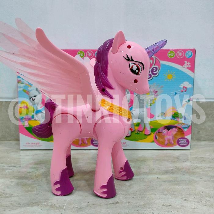 Mainan Anak Pretty Horse Lampu Musik