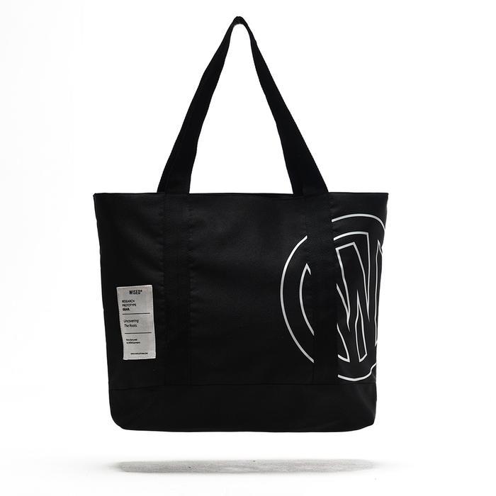 WISED | ROOTS | TAS Tote BAG HITAM - black