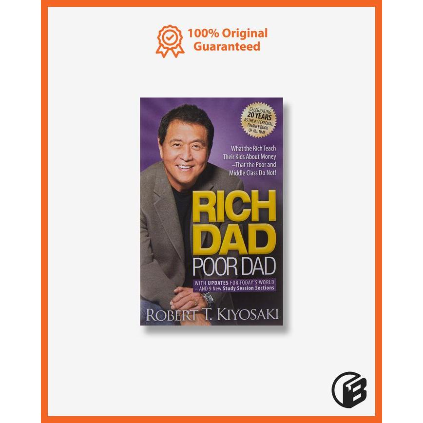NEW Buku Import Rich Dad Poor Dad by Robert Kiyosaki (Original Paperback)