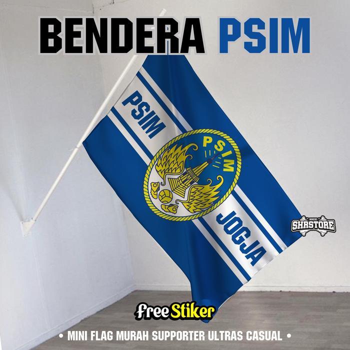 TERLARIS BENDERA MURAH PSIM JOGJAKARTA BENDERA CASUAL LASKAR MATARAM BENDERA KAIN TC PSIM FREE