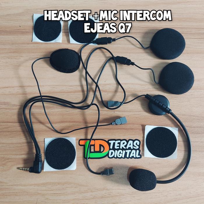 NEW Part Clampkit intercom Ejeas Q7 Headset Mic Bracket