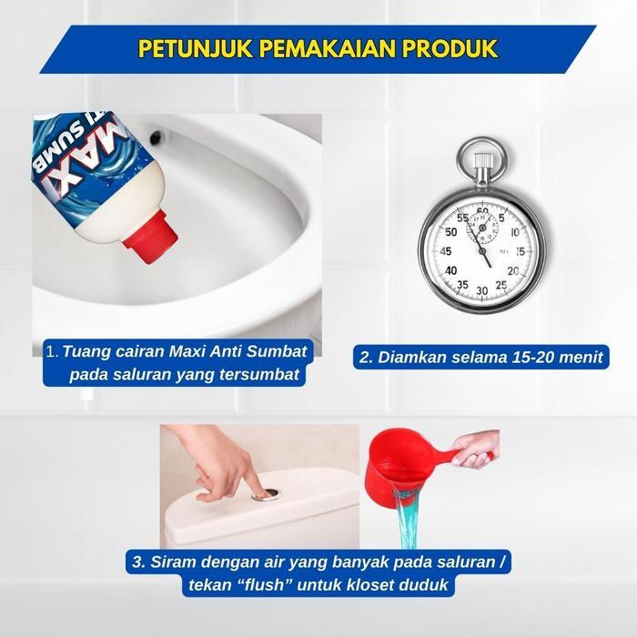 READYY Maxi Anti sumbat WC 1300gr / Soda api Cair / Soda Api / Wc Mampet