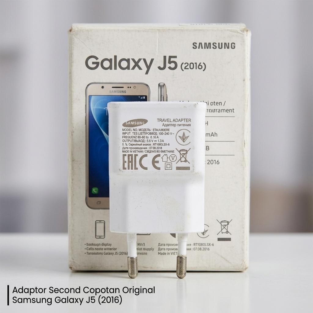 Charger Samsung ETA0U83EWE Original Bekas Standard Charger 5V1A 5W Kepala Cas Cocok Galaxy J5 2016