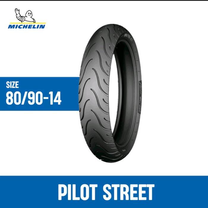 BAN MICHELIN 80/90 - 14 PILOT STREET TUBELESS