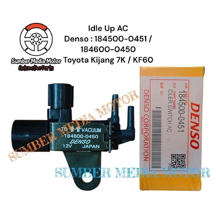 Denso Idle Up Ac Valve Assy 148500-0451 Toyota Kijang 7K - 12V Socket Kecil