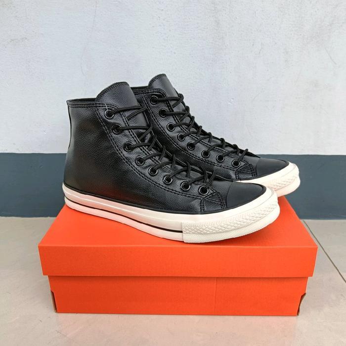 Saint Barkley - Sepatu sneakers alstar kulit hitam boot shoes