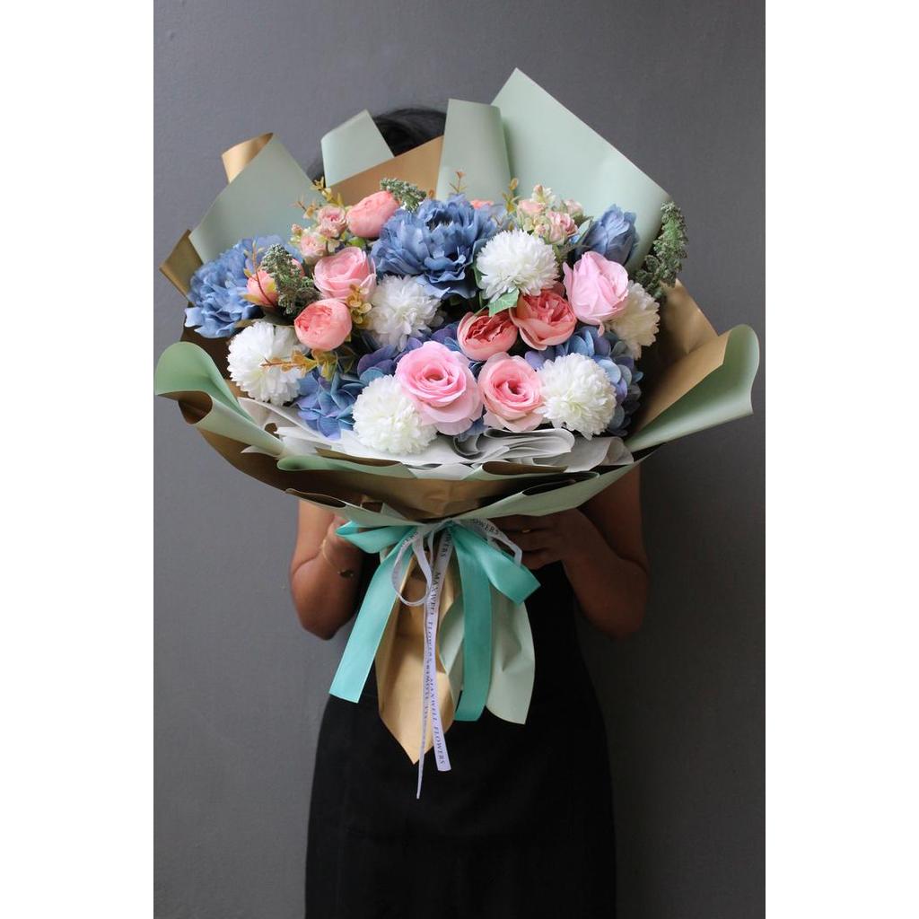 Maxwell Flowers - Love Galore - Bunga Palsu Maxwell Flowers Buket Bunga Palsu Kain Import Wangi
