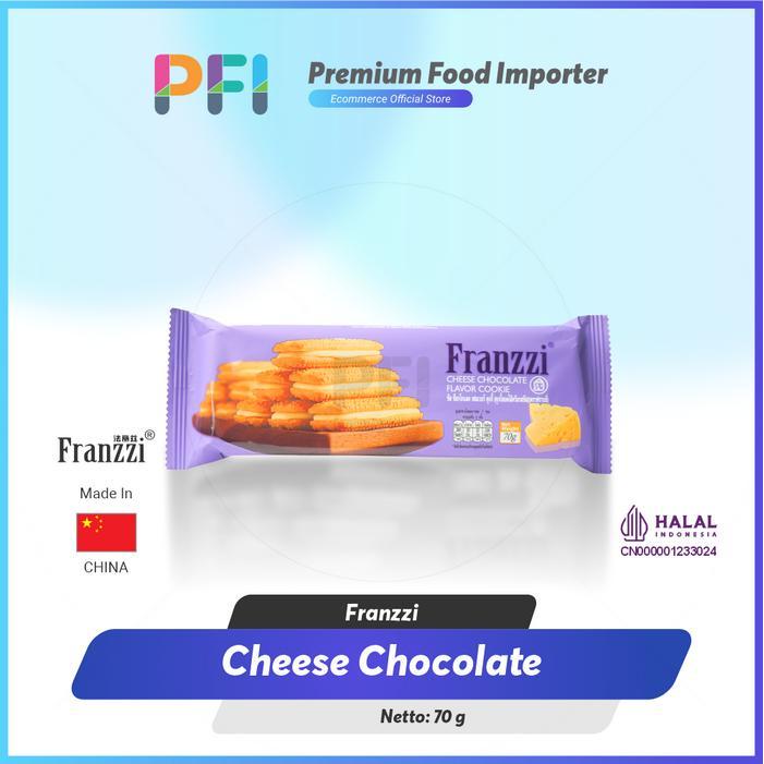 Yummy Franzzi Cheese Chocolate Cookie 70gr Snack