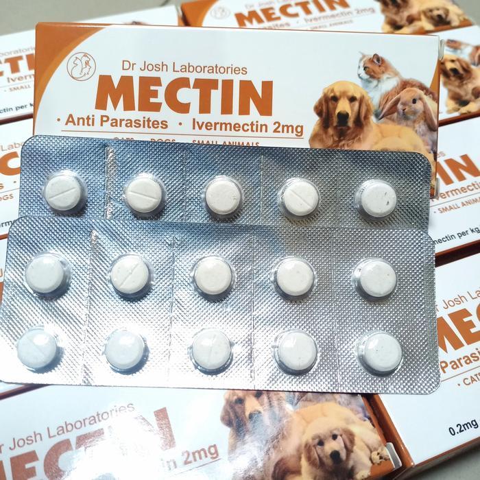 READY - MECTIN INVERMECTIN 10 BOX ISI 200 TABLET BUAT KUCING ANJING
