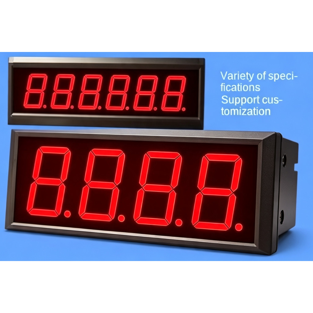 RS485 SERIAL LED DISPLAY 3-DIGIT 4-DIGIT 6-DIGIT 1.8-INCH 2.3-INCH 5.0-INCH MODBUS DIGITAL TUBE