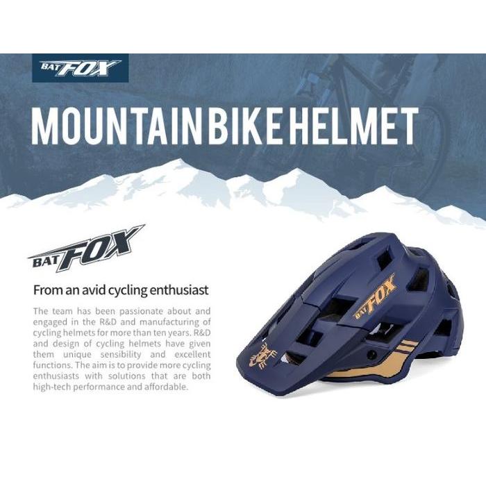 Helm Sepeda MTB BATFOX LA105 Sepeda Gunung Enduro MTB Downhill Helmet