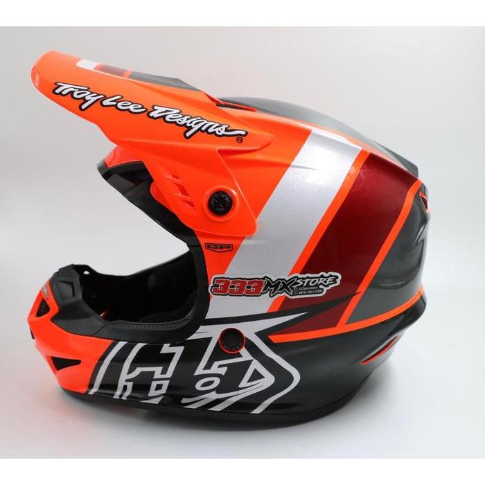 TLD GP NOVA GLO ORANGE HELM CROSS TLD GP NOVA GLO ORANGE HELM ENDURO - L