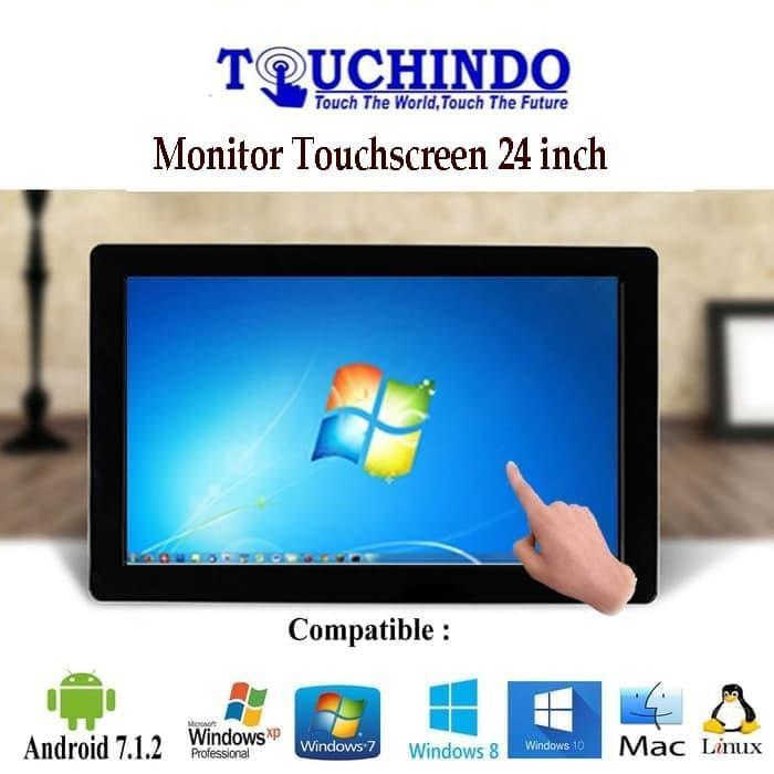 Terlaris Monitor Touchscreen Touchindo 24 inch Tidak Pakai Standing