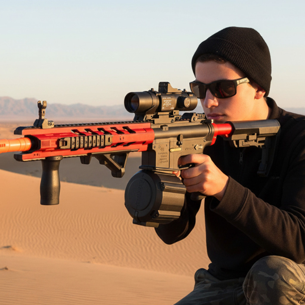 Dominate Field Auto Electric Gel Ball Blaster Full Auto Long Range Outdoor Battle Eco Friendly Gel