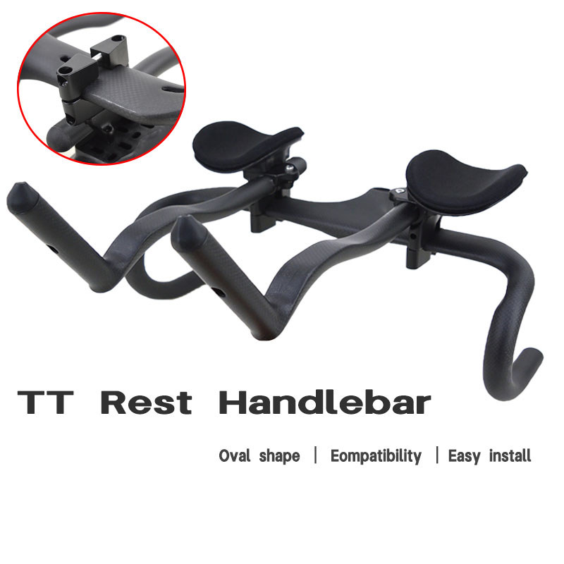 Carbon Road Handlebars Rest Bar TT Handlebar Clip On Aero bar Racing Carbon Handle Bar 3045