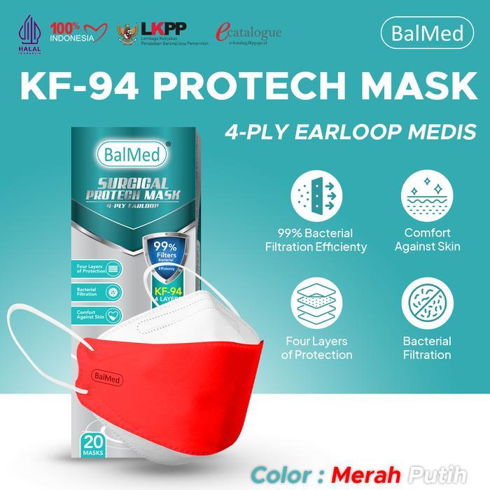 Balmed Kf94 Masker Medis 4 Ply Earloop