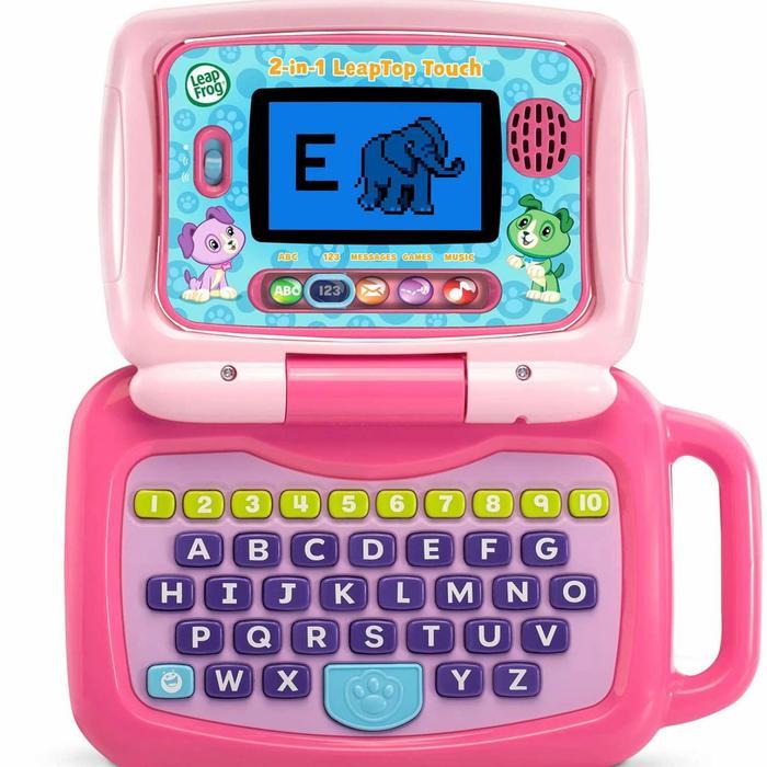 LeapFrog 2 in 1 Leaptop Touch Pink or Green