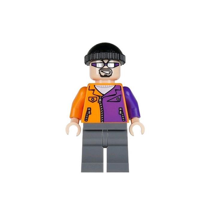 Lego Minifigure Super Heroes Two-Face's Henchman, Orange and Purple - Sunglasses - sh0022 6864
