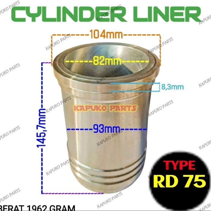 RD75 CYLINDER LINER BORING 82MM UNTUK MESIN DIESEL KUBOTA