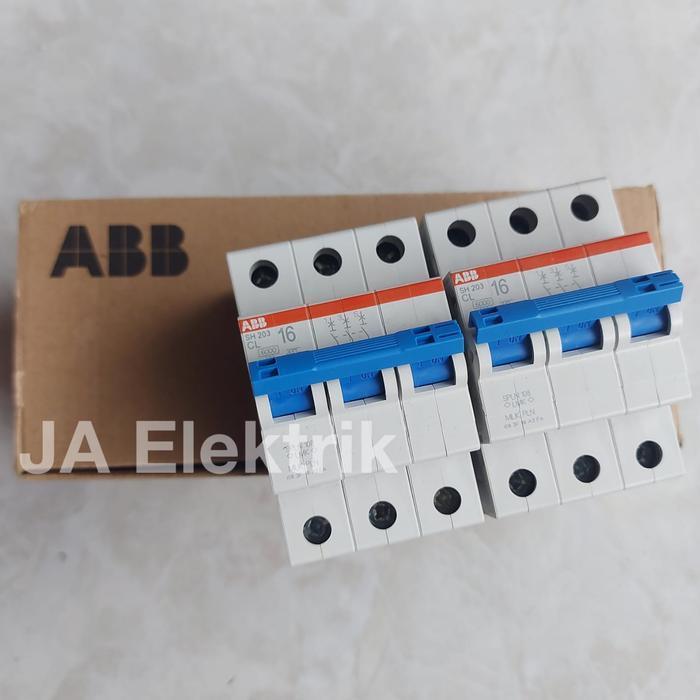 READY MCB 3 PHASE ABB 16A ASLI PLN