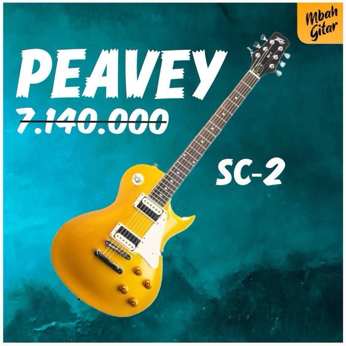 Gitar Elektrik Original Peavey Sc 2 Not Akustik - Transparent Wine Red