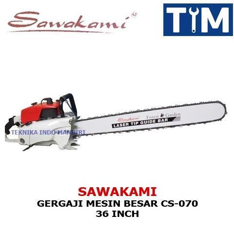 SAWAKAMI Gergaji Mesin Besar 36 INCHI CS-070 / Chainsaw 36" / Senso