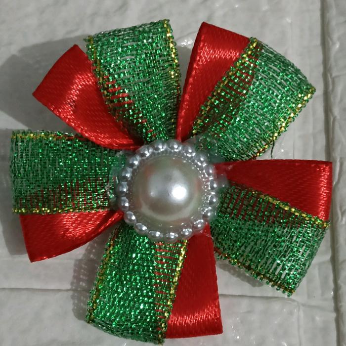 aneka bros/pin perayaan natal/Christmas diminati handmade