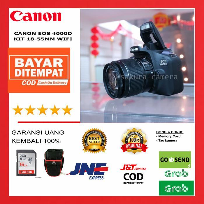 Kamera Canon  4000d kit 18-55mm Canon eos 4000d