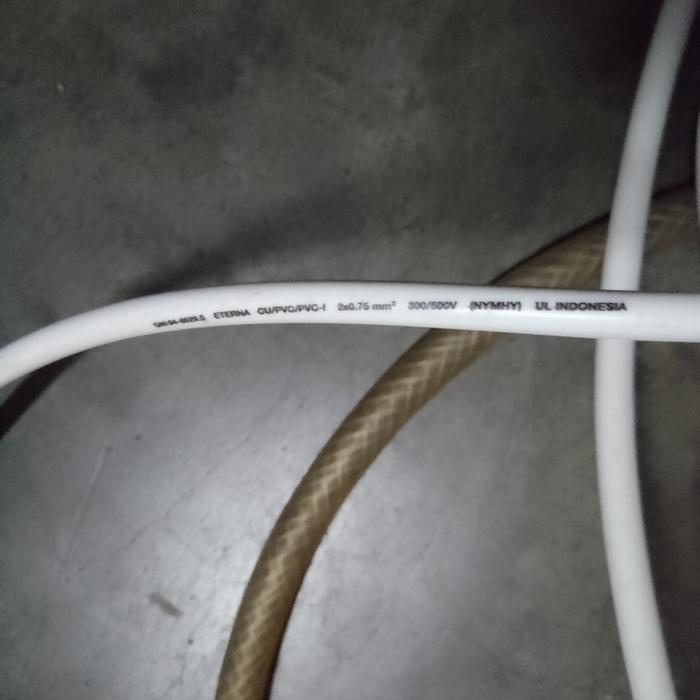 Terlaris eterna serabut 2x0,75 kabel Hyo meteran 2 0,75 0.75 x * 2*0,75 2x0.75