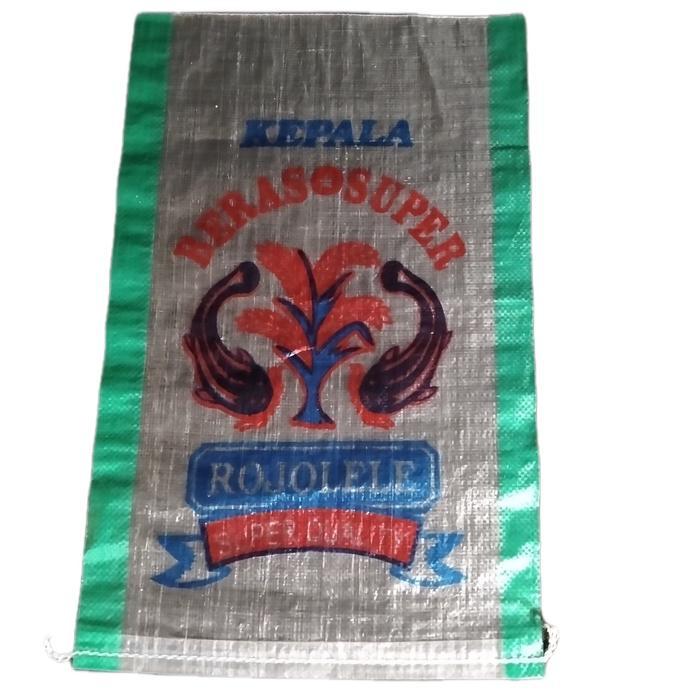 (50pcs) Karung Plastik Beras 10kg Rojolele Polos - Merek Terkenal