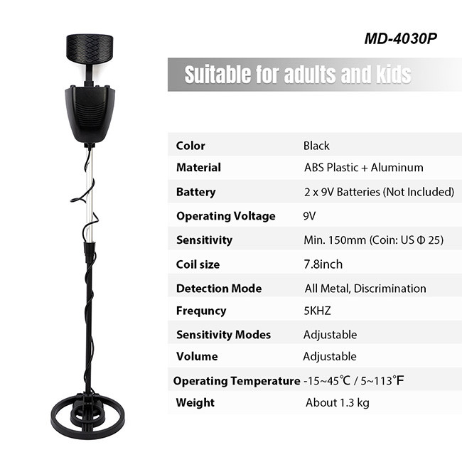 Industrial Metal Detectors MD4030 MD4030P Metal Detector Underground Gold Metal Detector