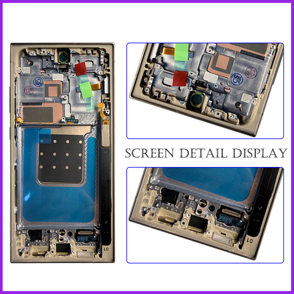 6.8" OLED 120hz For S24 Ultra LCD S928 S928B S928U Display Touch Screen Digitizer For S24Ultra 5G