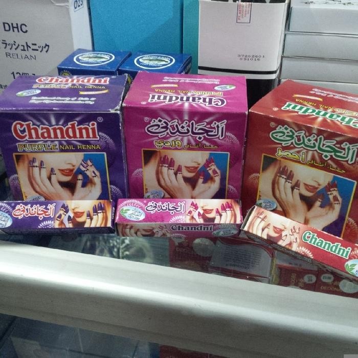 KJ Chandni Nail Kutek Henna Pacar Kuku Grosir Golecha Rani Kone