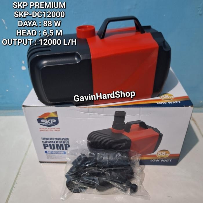 Pompa Celup Kolam Submersible Pump Skp-Dc12000 Output 12000 L/H