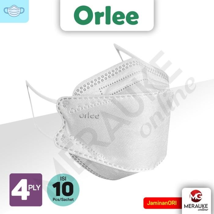 New Masker ORLEE Earloop 4 Ply KF94 Sachet 10s