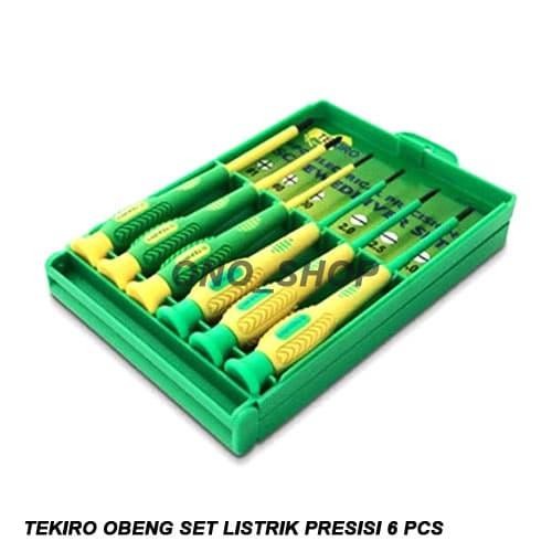 Paling Baik Tekiro Obeng Set Listrik Presisi 6 Pcs Terlariss 