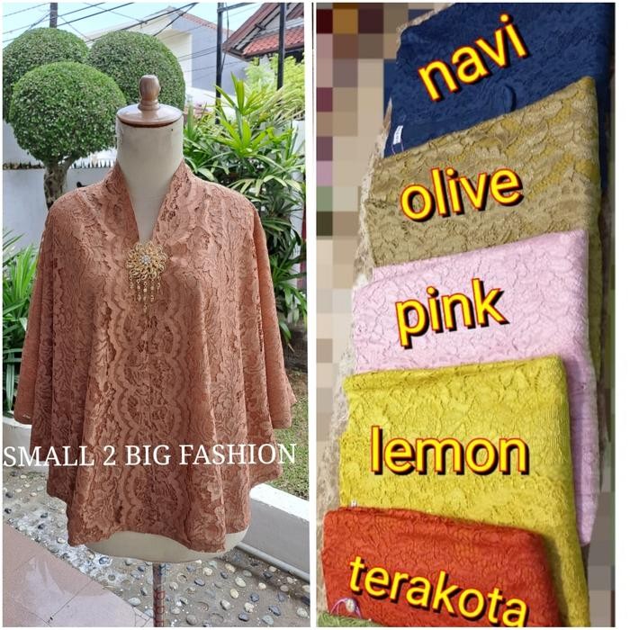 kebaya jumbo / atasan jumbo / baju bigsize / blouse brokat big size best seller