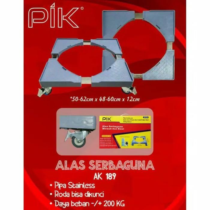 Ready Roda Kaki Kulkas PIK - Roda alas tatakan kulkas & mesin cuci