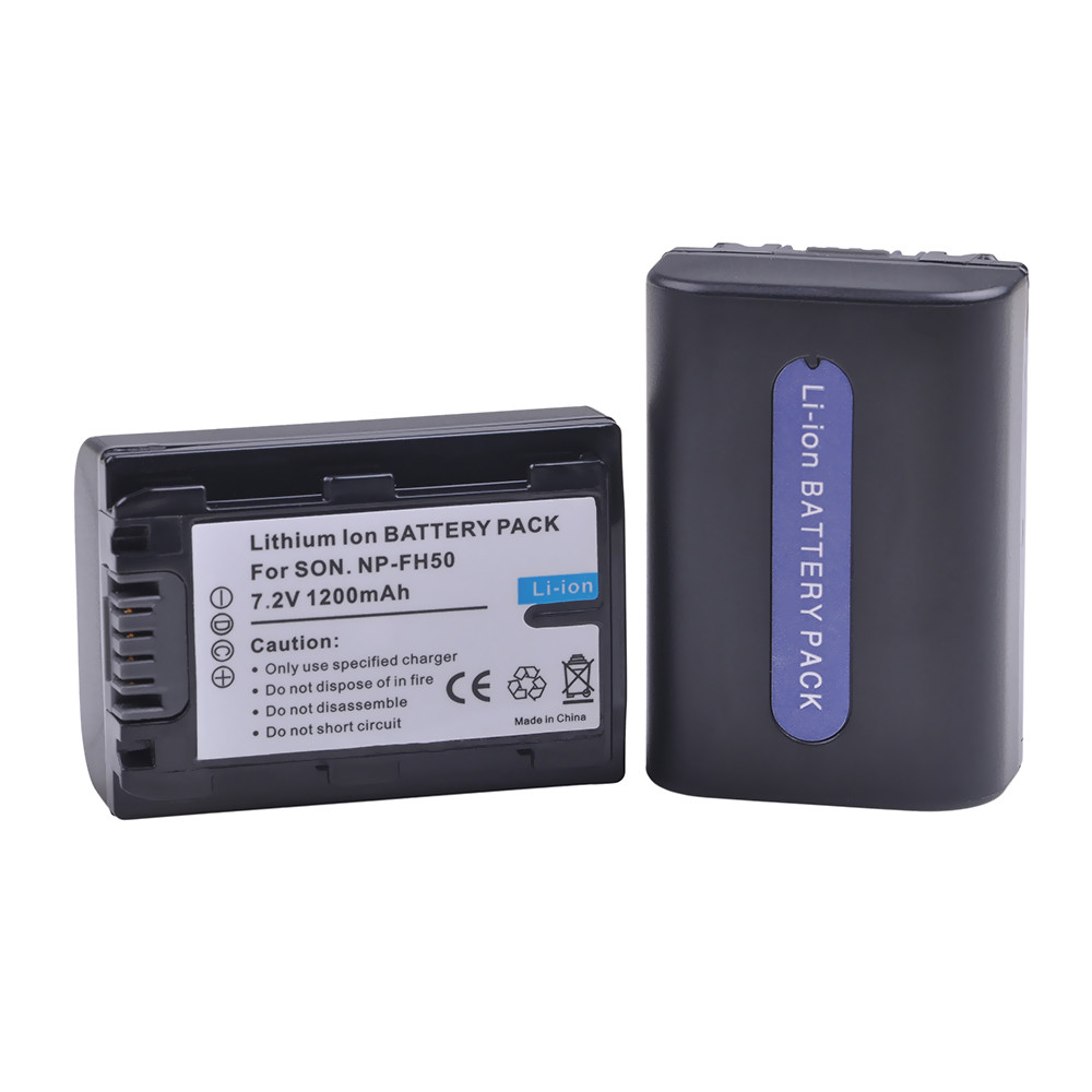 NP-FH50 NPFH50 Battery for Sony NP-FH30 NP-FH40 NP-FH50 NP-FH70 NP-FH100 and DSC-HX1 HX100V HX200 HX